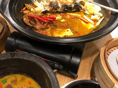 船上人烧的砂煲鱼头-7017浙菜•建德味(中财店)