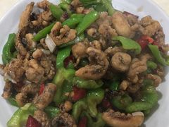 干煸鱿鱼-满口香饭店
