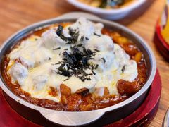 石板芝士鸡肉-撒郎嘿·朝鲜民俗餐馆