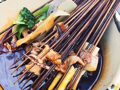 -拈签一笑黄牛肉辣卤串串