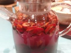 洛神花山楂茶饮-万荣烤鸭店·北京菜(天坛店)