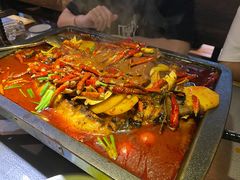毛血旺烤鱼-探鱼·鲜青椒爽麻烤鱼(天一广场店)
