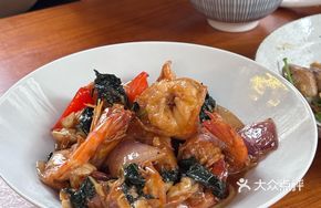 Basil Shrimp Stir-Fry