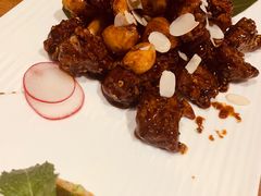 黑蒜子牛肉粒-陆壹捌餐厅(五大道店)