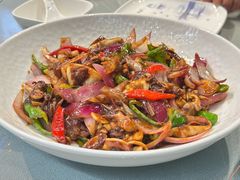 酱爆笔管鱼-老渔民·北塘海鲜(新港远洋宾馆店)