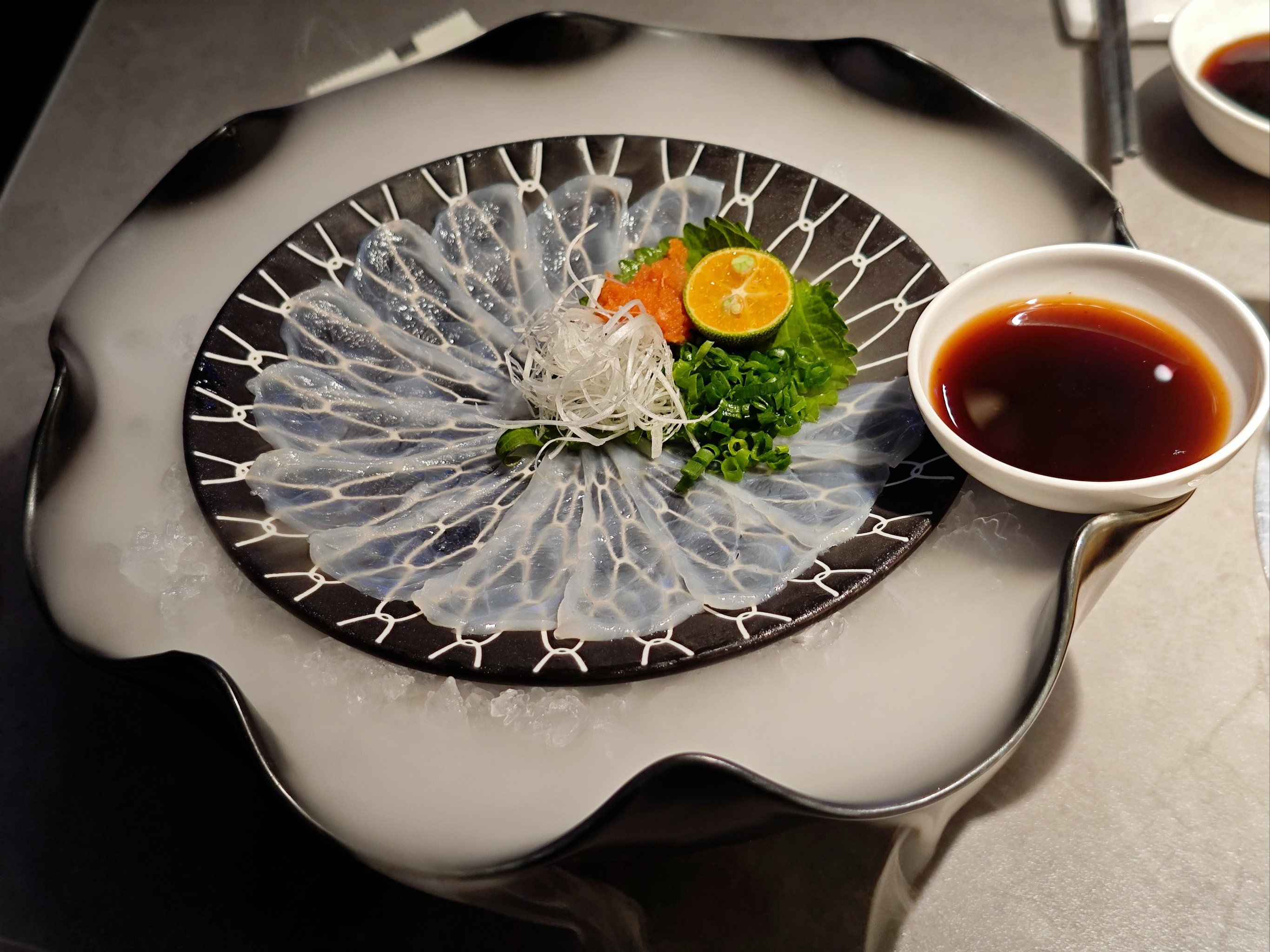 就冲这河豚刺身97来杭州一趟也值了