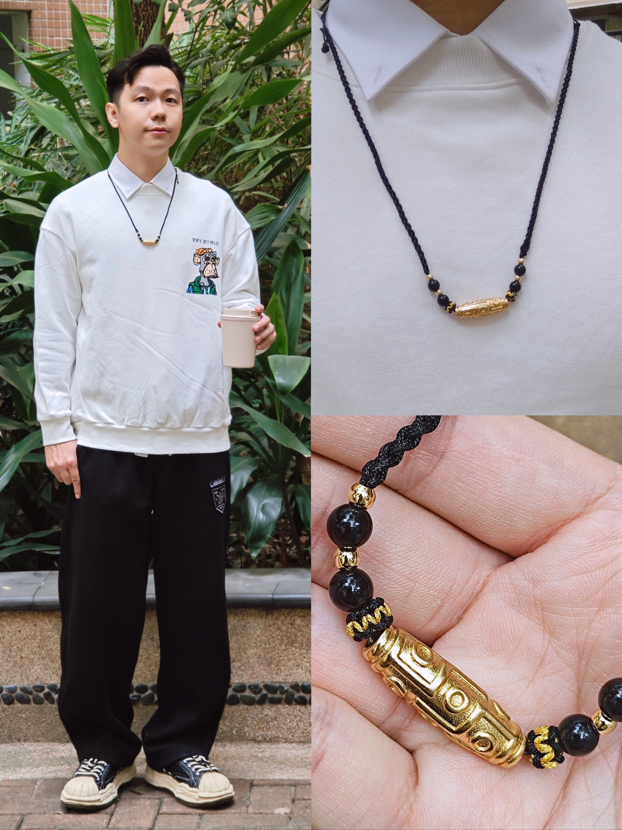 配饰分享✨黄金九眼天珠尊嘟泰酷辣🔥