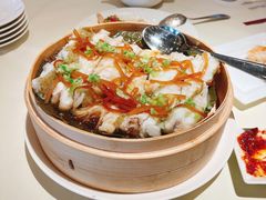 荷塘冲菜蒸多宝鱼-利苑酒家(华熙国际店)