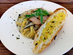 黑松露野生菌培根意大利面-邊渡咖啡
