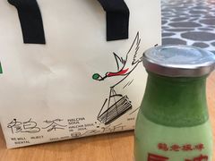 鹤老板牌抹茶牛奶-鹤茶野所(上海首店)