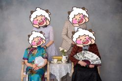 -时光纪亲子全家福照相馆(静安店母女写真父母纪念照)