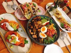 三文鱼牛油果芦笋水波蛋-AFS Cafe & Canteen(闽江二路店)