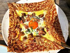 鸡蛋蘑菇熏肉荞麦可丽饼-RAC BAR(安福路店)