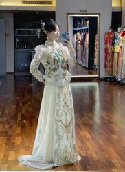 -懿沉香中式嫁衣礼服秀禾服龙凤褂马来褂旗袍总店