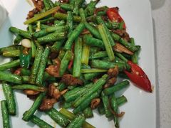 榄菜豆角炒花蛤-南枝记·港式打边炉(新北万达店)