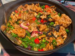 青椒紫苏味干锅牛蛙-蛙小侠(古镇大信新都汇店)