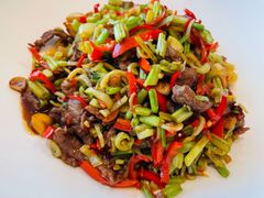 急火旺炒黄牛肉-柒园·三十年创意杭帮菜(龙湖滨江天街店)