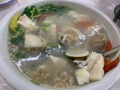 沙白豆腐茼蒿汤-老三鱼仔店