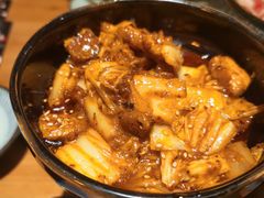 大白菜炒五花肉-鸟鸣门屋台料理(金帝银泰店)