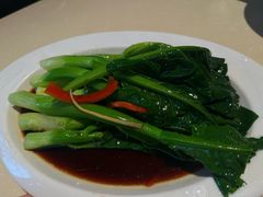 白灼广东芥兰-香港池仔记肠粉王(博多新记襄阳南路店)
