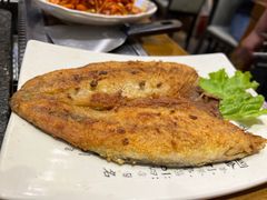 煎鲅鱼-韩阳王石板烤肉