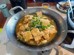 豆腐配虾-小乡小镇·传承桐庐土菜·老板亲自烧的菜