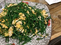 沙葱炒鸡蛋-格日勒阿妈蒙古厨房(大召店)
