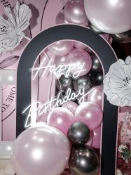 -11 Baby百日宴生日气球创意布置