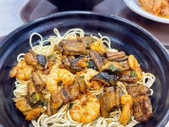 虾爆鳝面-常熟炒浇面馆(蓝旗街店)