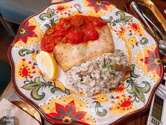 利沃尼亚鲇鱼配意大利烩饭-IL TEATRO 精品意大利餐厅