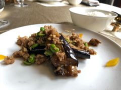 小炒茄子配米饭-厉家菜(金宝街店)