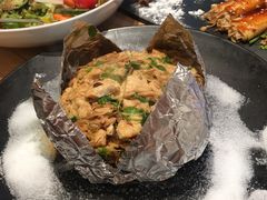火焰豆腐包-朵朵开素食餐厅(后宰门街店)