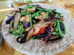 豆角炒茄子-区海鸡场饭店(石壁店)