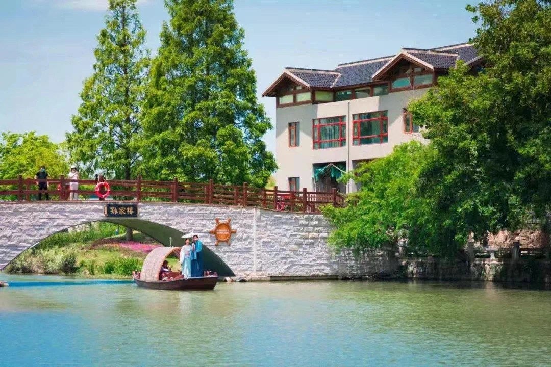 万紫千红总是春,来江宁水乡钱家渡"上春山"