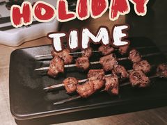 烤猪颈肉-烤匠麻辣烤鱼(环球中心店)