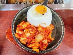 石锅辣白菜饭-长今家韩国料理(瑞景店)