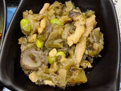 雪菜毛豆肉丝-老娘舅(天阳D32店)