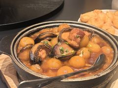 石锅鲍鱼小土豆-鲜得莱渔港·小平岛海胆馆(七贤岭店)