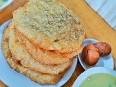 素韭菜馅饼-老方子馅饼粥(台东店)
