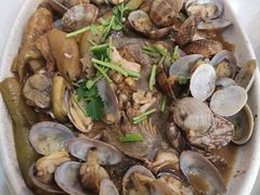 黄鱼茄子炖蚬子-小郭私房菜·海肠捞饭店(学士街店)