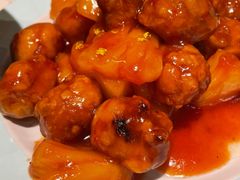 菠萝桂花鸡球-谷连天八宝粥家常菜(正定店)