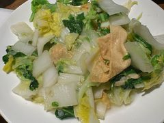 腐皮杭白菜-老头儿油爆虾(金鹰世界店)