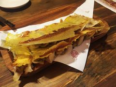 韭黄牛肉锅贴-海荣锅贴馆(五味十字店)
