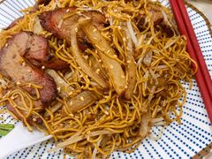 叉烧炒面-喜莲咖啡