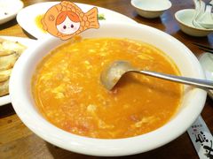番茄海鲜疙瘩汤-必点海鲜·鲅鱼水饺(鞍山西道店)