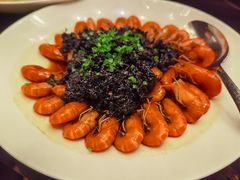 干菜蒸河虾-杭州西子湖四季酒店·金沙厅