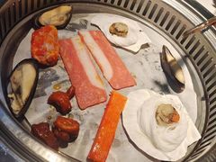 -绿岛港轩海鲜烤肉涮锅自助餐厅