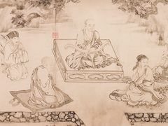 宋 张激 《白莲社图》-辽宁省博物馆