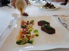 和牛牛排配意大利年糕蚕豆-Jean Georges