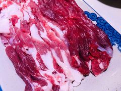 手切苏尼特羊后腿肉-宣武小院涮肉(前门店)